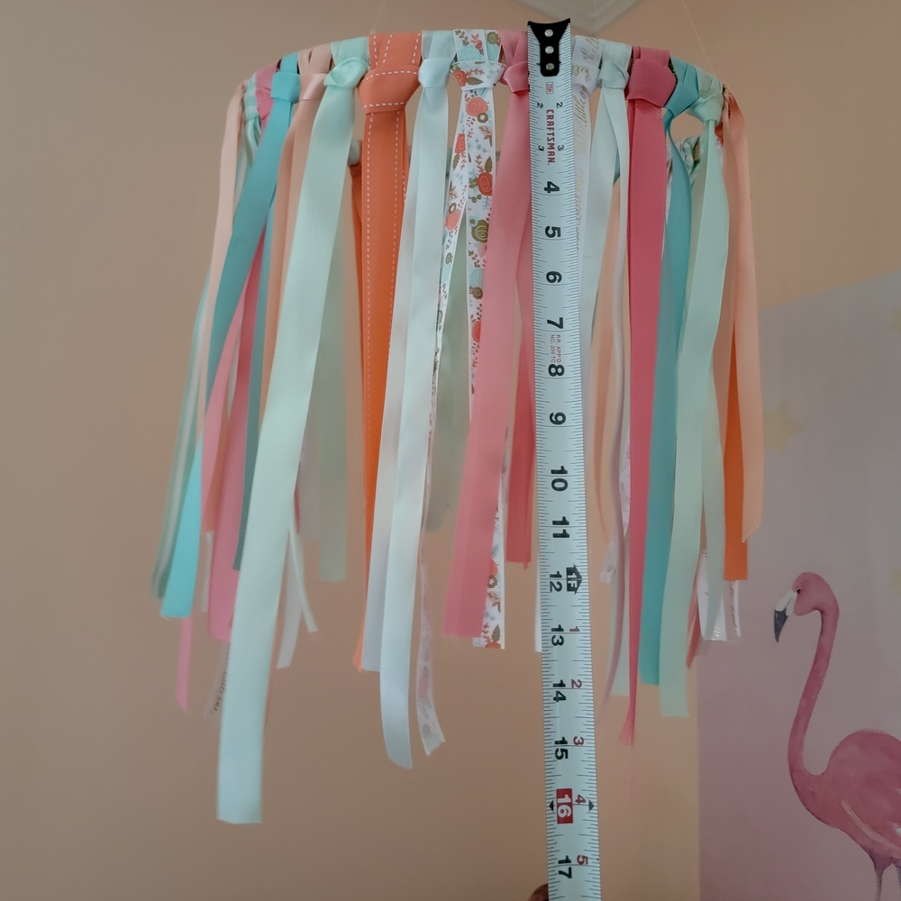 Colorful Ribbon Chandelier - Picture 4 of 4